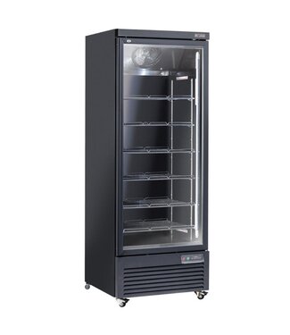 Diverso By Diamond Koelkast met glazen deur Diverso | 615L | Zwart | (H)204x(B)75x(D)74cm Diverso By Diamond Koelkast met glazen deur Diverso | 615L | Zwart | (H)204x(B)75x(D)74cm