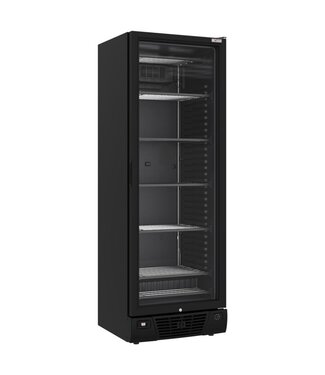 Diverso By Diamond Vrieskast met glazen deur Diverso | 382L | Zwart | (H)187,5x(B)64x(D)67cm Diverso By Diamond Vrieskast met glazen deur Diverso | 382L | Zwart | (H)187,5x(B)64x(D)67cm