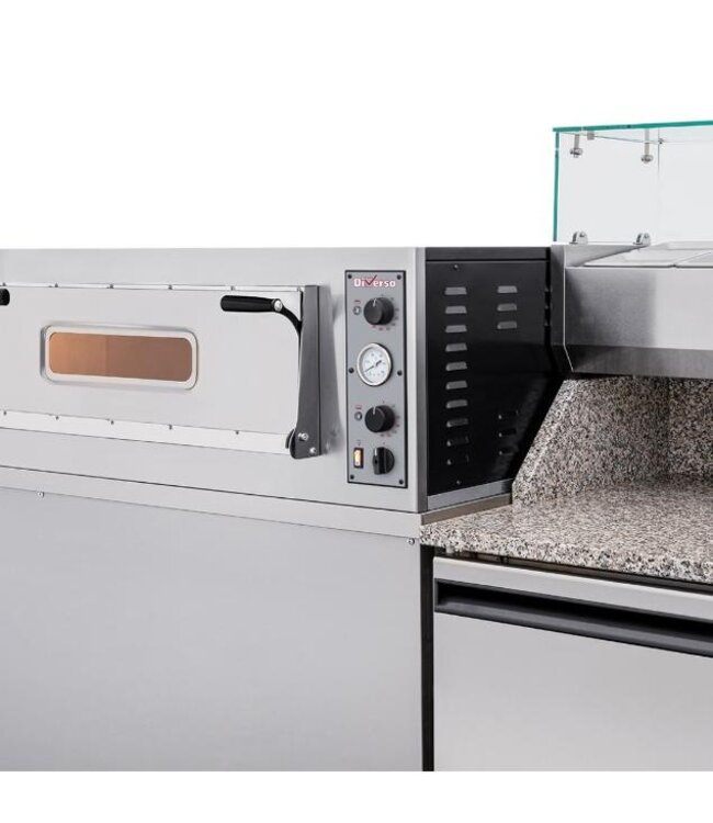 Pizza oven Diverso | Elektrisch | Voor 3x ø35cm pizza's