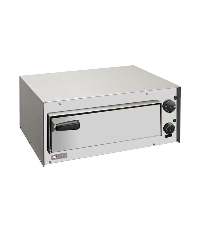 Pizza oven Diverso | Elektrisch | Voor 1 ø35cm pizza | Dichte deur