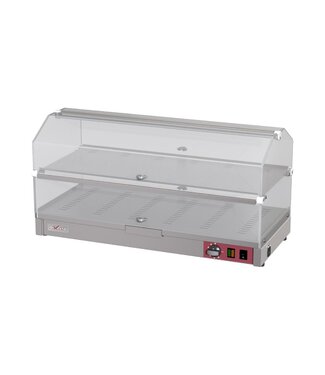 Diverso By Diamond Warmhoudvitrine Diverso | 2 Niveaus | +30 tot +60 graden | (H)27x(B)80x(D)35,5cm