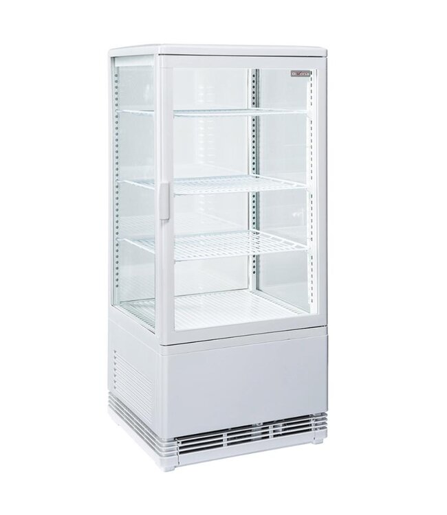 Koelvitrine Diverso | 4 Niveaus | Tafelmodel | +2 tot +12°C | Wit