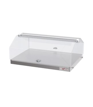Diverso By Diamond Buffetvitrine | 1 Niveau | RVS/plexiglas | (H)27x(B)50x(D)35,5cm