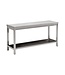 Diverso By Diamond RVS Werktafel met onderschap ECO | 140cm breed | 70cm diep | 90cm hoog