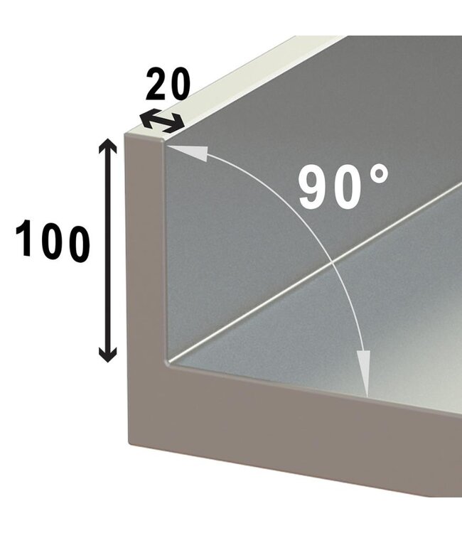 RVS Spoeltafel ECO | 2 Spoelbakken rechts | Afdruip links | Met spatrand | (H)90x(B)160x(D)70cm