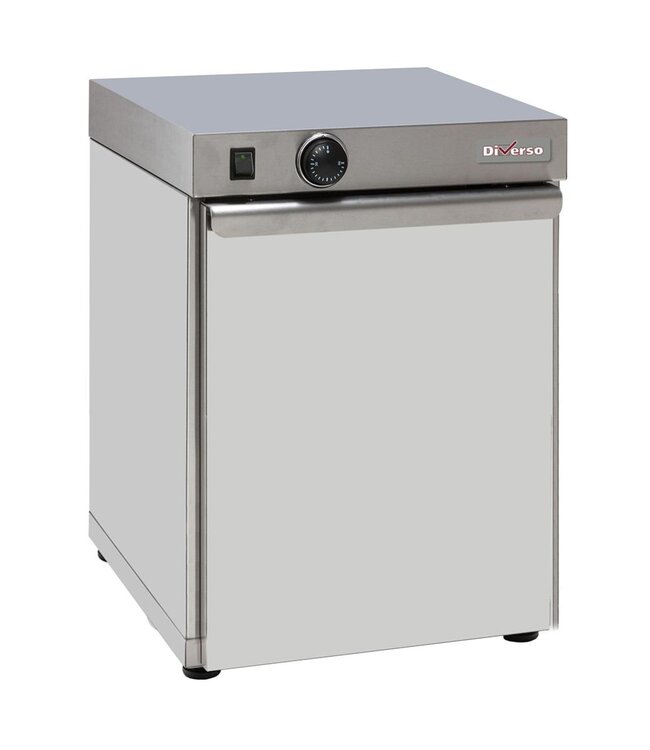 Bordenwarmkast voor 30 borden | tot +90 graden | Enkeldeurs | (H)56x(B)40x(D)45cm