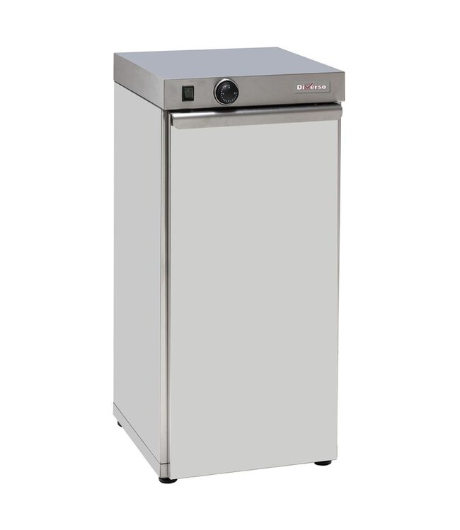 Bordenwarmkast voor 60 borden | tot +90 graden | Enkeldeurs | (H)86x(B)40x(D)45cm
