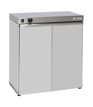 Diverso By Diamond Bordenwarmkast voor 120 borden | tot +90 graden | Dubbeldeurs | (H)86x(B)78x(D)45cm
