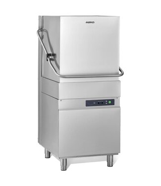 Aristarco Doorschuifvaatwasser AH 800 ESI DD DP | Complete uitvoering | 230V of 400V | Incl. zeepdispenser en afvoerpomp