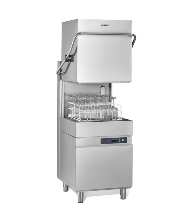 Doorschuifvaatwasser AH 800 ESI DD DP | Complete uitvoering | 230V of 400V | Incl. zeepdispenser en afvoerpomp