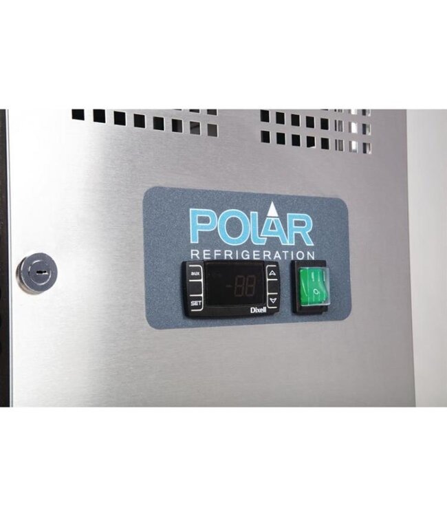 Koelwerkbank RVS | 2 Deurs | 282L | (H)85x(B)136x(D)70cm