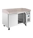 Pizzawerkbank geforceerde koeling | 2 Deurs | (H)100x(B)151x(D)80cm