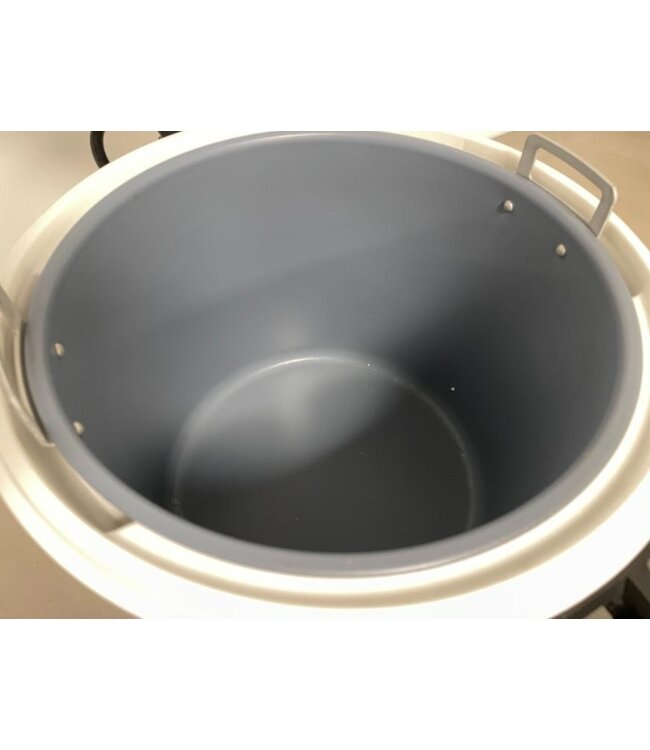 Occasion: Rijstwarmer RVS elektrisch | 8,5kg rijst | 20L inhoud