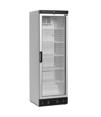 Tefcold Flessenkoelkast FS1380 | Glazen deur | 358L | (H)184x(B)59,5x(D)64cm