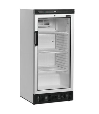 Tefcold Flessenkoelkast FS1220 | Glazen deur | 215L | (H)131,5x(B)59,5x(D)64cm