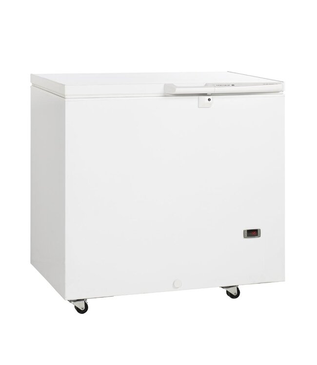 Vrieskist SE20-45 | tot -45 graden | 235L | Klapdeksel | Met wielen | (H)94,5x(B)98,4x(D)70,5cm