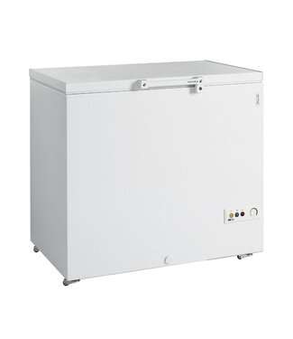 Tefcold Diepvrieskist FR305 SL | tot -24 graden | 278L | Klapdeksel | Met wielen