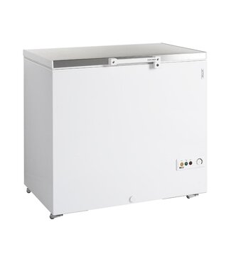 Tefcold Diepvrieskist FR305S SL | tot -24 graden | 278L | RVS Klapdeksel | Met wielen