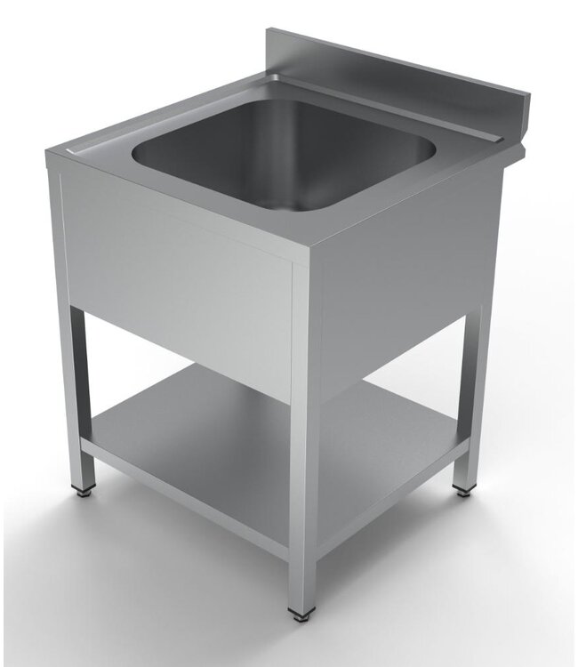 Spoeltafel RVS  | Chef Line | enkele bak | (H)90x(B)70x(D)70