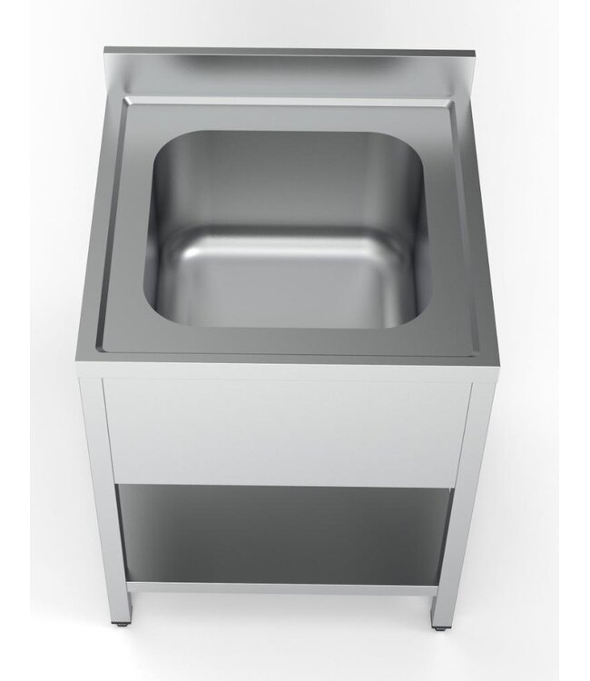 Spoeltafel RVS  | Chef Line | enkele bak | (H)90x(B)70x(D)70