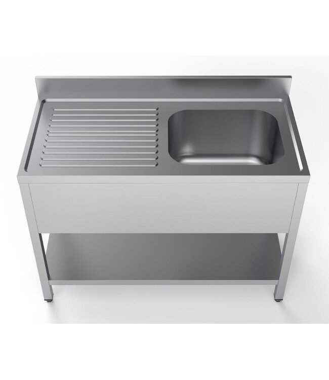 Spoeltafel RVS  | Chef Line | bak rechts | (H)85x(B)120x(D)60