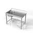 RVS spoeltafel | spoelbak links | Chef Line | (H)85x(B)120x(D)70