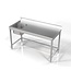 RVS spoeltafel | spoelbak links | Chef Line | (H)85x(B)160x(D)70