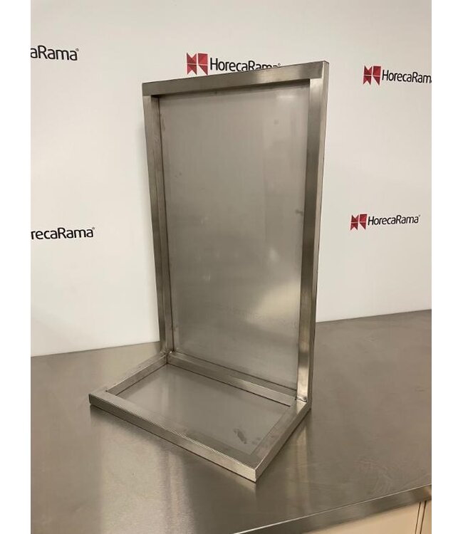 Occasion: RVS L-profiel ombouwmeubel | (H)82x(B)50x(D)30cm