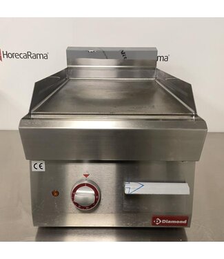 Diamond Occasion: Bakplaat | Diamond Alpha 650 | elektrisch | gladde plaat | (B)40x(D)65x(H)28/38cm Diamond Occasion: Bakplaat | Diamond Alpha 650 | elektrisch | gladde plaat | (B)40x(D)65x(H)28/38cm