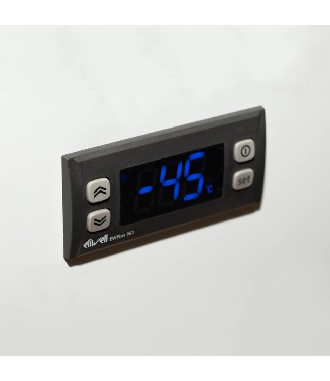 Vrieskist SE10-45 | tot -45 graden | 155L | Klapdeksel | Met wielen | (H)94,5x(B)73,4x(D)70,5cm