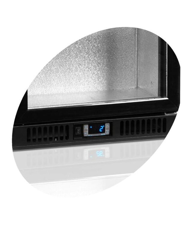 Barkoeling BA31S-3 | 3 Schuifdeuren | 311L | Zwart | (H)90x(B)135x(D)51,5cm