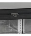 Barkoeling CBC310G | 3 Glazen deuren | 460L | Zwart | (H)86x(B)200,2x(D)51,3cm