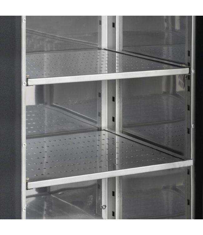 Barkoeling CBC410 | 4 Klapdeuren | 630L | Zwart | (H)86x(B)254,2x(D)51,3cm