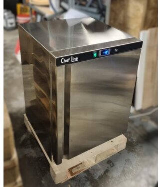 Chef Line Occasion: Vrieskast Chef line | 113L | RVS | Laag model | (H)87x60x61,5cm