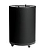 Tefcold Blikkenkoeler CC77 | 80L | Rond | Met wielen | Zwart | (H)83x(B)56,7x(D)56,7cm