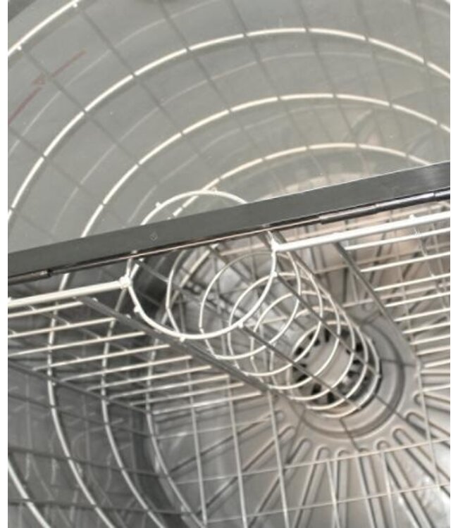 Blikkenkoeler CC77 | 80L | Rond | Met wielen | Zwart | (H)83x(B)56,7x(D)56,7cm