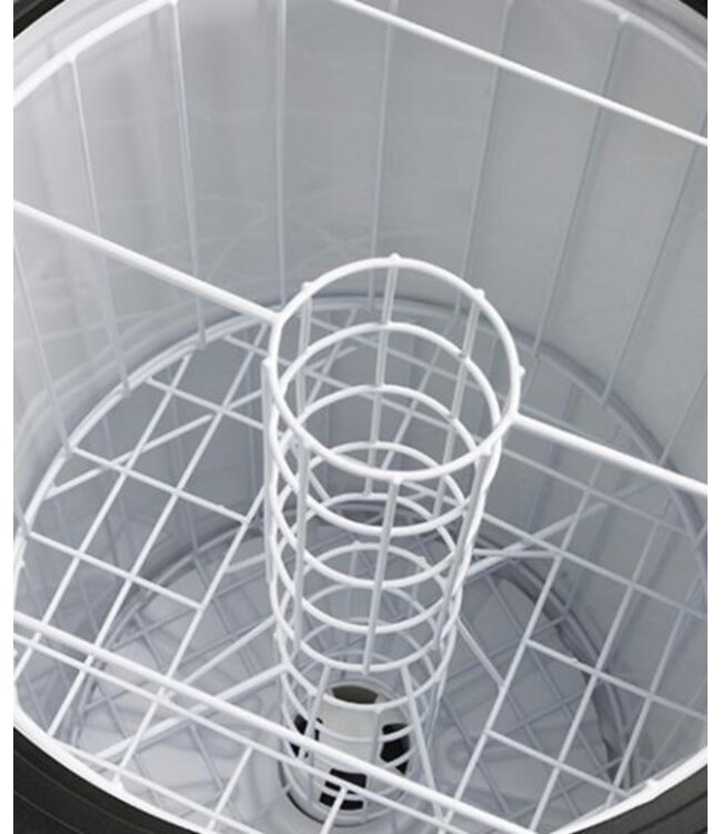 Blikkenkoeler CC55 | 80L | Rond | Met wielen | Wit | (H)107,6x(B)45,7x(D)45,7cm