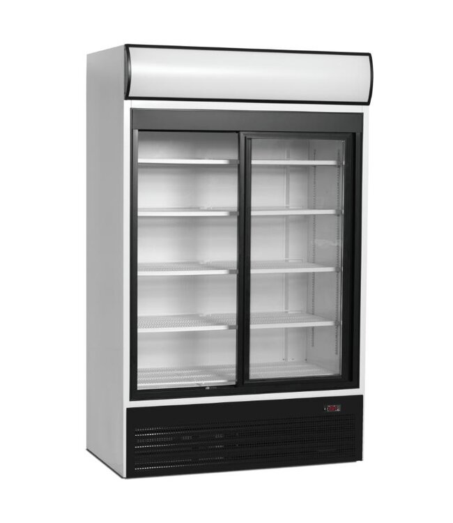 Display koelkast FSC1200S | 2 Glazen schuifdeuren | 967L | (H)200x(B)120x(D)74cm