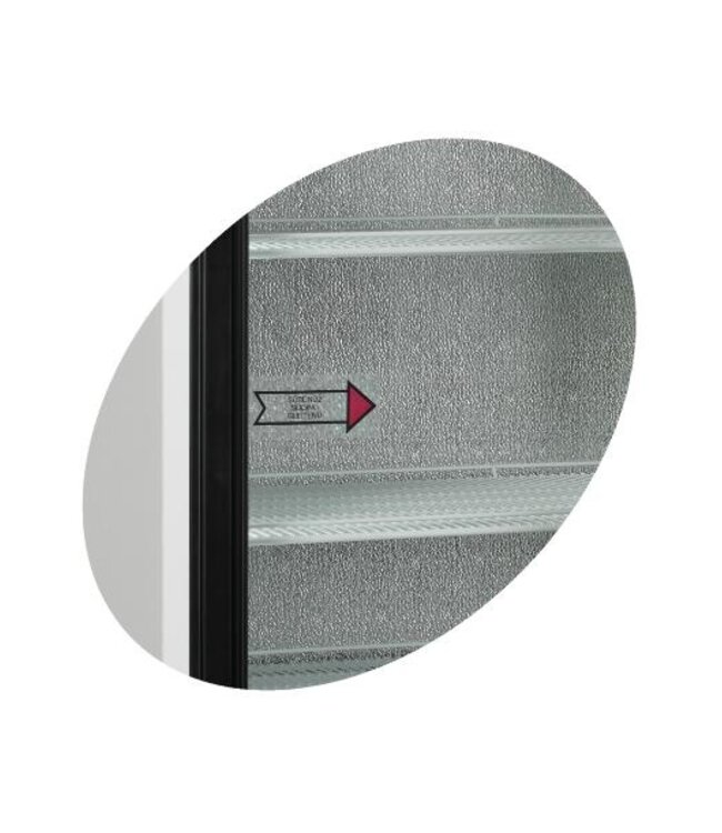 Display koelkast FSC1200S | 2 Glazen schuifdeuren | 967L | (H)200x(B)120x(D)74cm