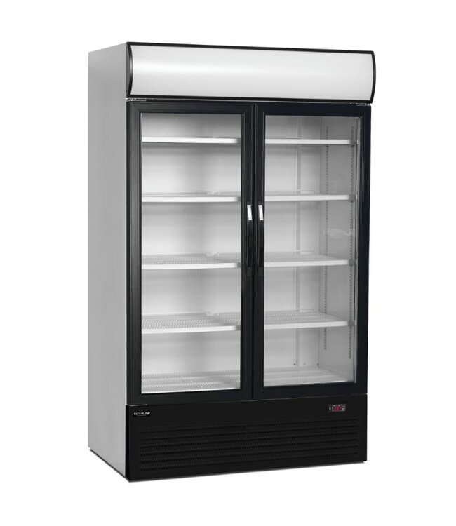Display koelkast FSC1200H | 2 Glazen deuren | 1082L | (H)200x(B)120x(D)79cm
