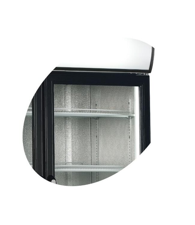 Display koelkast FSC1200H | 2 Glazen deuren | 1082L | (H)200x(B)120x(D)79cm