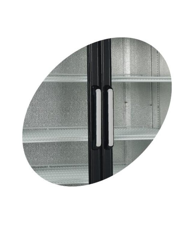 Display koelkast FSC1200H | 2 Glazen deuren | 1082L | (H)200x(B)120x(D)79cm