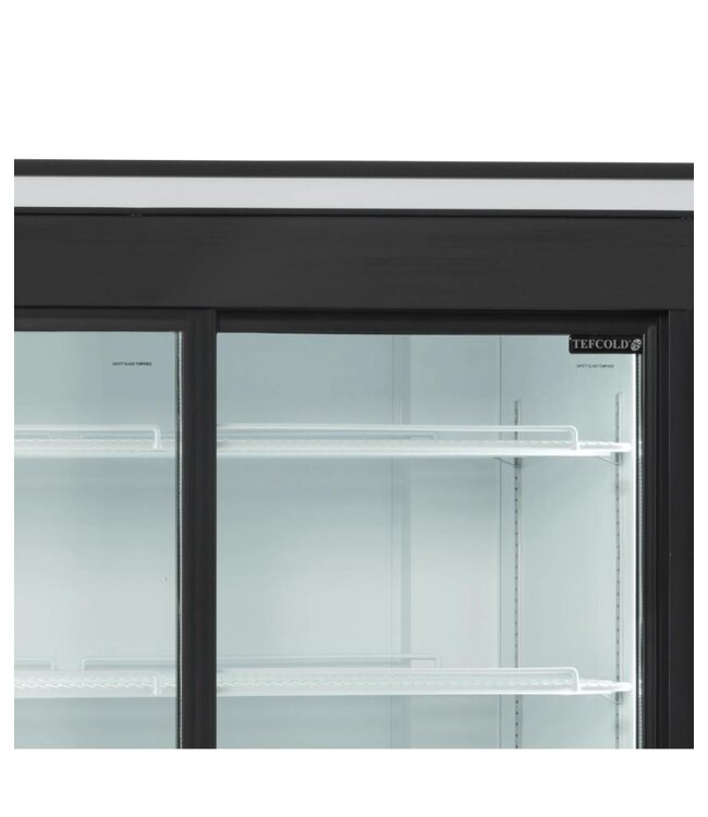 Display koelkast FSC1000S | 2 Glazen schuifdeuren | 771L | (H)200x(B)100x(D)74cm
