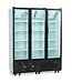 Tefcold Display koelkast FS1600H | 3 Glazen deuren | 1329L | Met wielen | (H)207,3x(B)160x(D)73cm