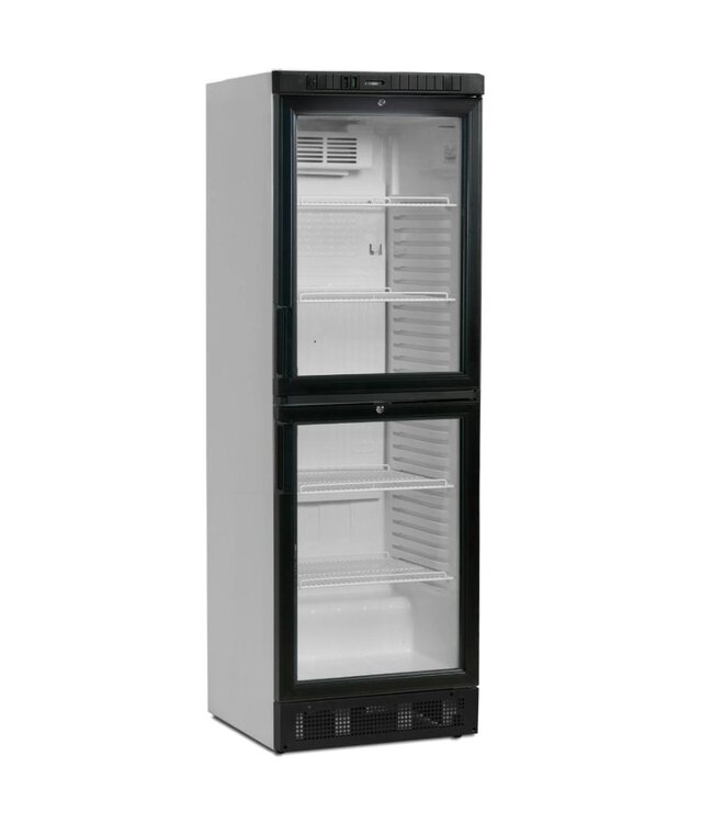 Flessenkoelkast SCU2375 | 2 Glazen deuren | 372L | (H)184x(B)59,5x(D)64cm