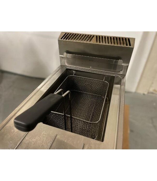 Occasion: Gasfriteuse FSM-12GT/N | 12L | Met aftapkraan | (H)52,5x(B)40x(D)70cm