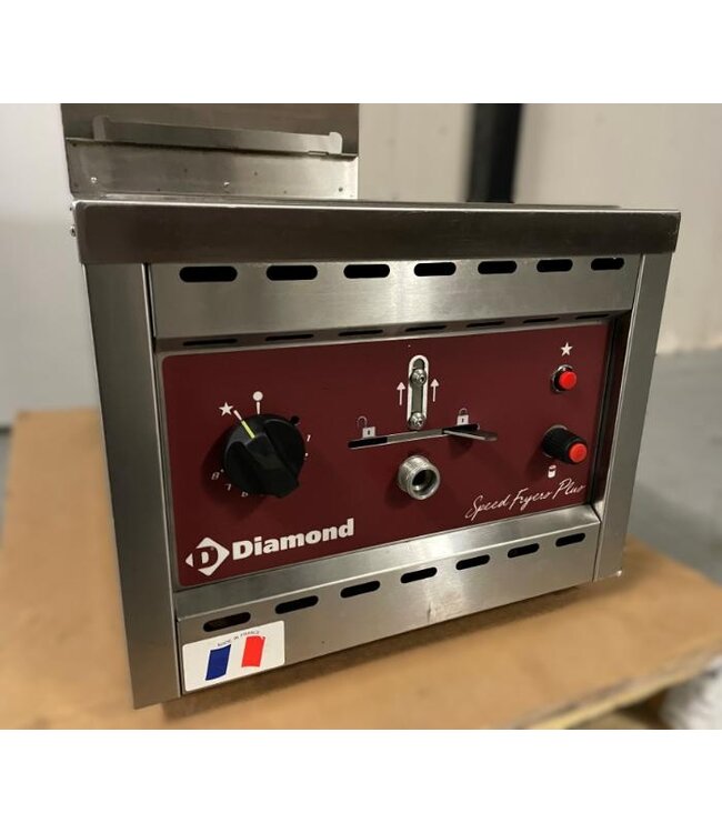 Occasion: Gasfriteuse FSM-12GT/N | 12L | Met aftapkraan | (H)52,5x(B)40x(D)70cm