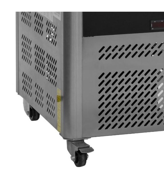 Koelvitrine UPD200 | Verrijdbaar | 468L | Recht glas | (H)180x(B)70,6x(D)70,6cm