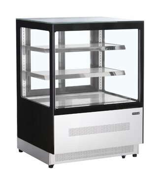 Tefcold Koelvitrine LPD900F/BLACK | Staand | 275L | Recht glas | (H)120,9x(B)90,5x(D)74,5cm
