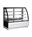 Tefcold Koelvitrine LPD1500C/BLACK | Staand | 418L | Gebogen glas | (H)136x(B)150,5x(D)74,5cm